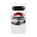 NSX Retro Mount Fuji Illustration JDM phone case | Tough Cover