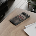 F100 Phone Case, Red White Classic Truck Foggy Road Cover, Gift