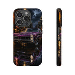 67 GTO Phone Case Purple, Rainy City Night Muscle Car Tough Cover