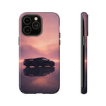 C8 Corvette Silhouette Pastel Horizon Case