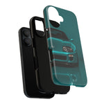 Teal Supra Phone Case, MK4 90s JDM Legend Tough Protective Cover for Men