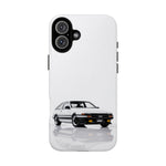 White AE86 Phone Case, JDM Drift Icon Tough Cover