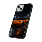 Orange C6 Neon Car Meet Tough Phone Case