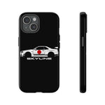 R34 Skyline Japanese Flag Race Car Phone Case | JDM GT-R Tough Cover