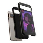 Melancholy Anime Girl Phone Case Vaporwave Tough Case