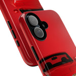 Red Miata Phone Case, NA MX5 90s JDM Roadster Tough Cover
