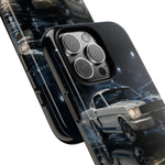 GT350 Phone Case White, Rainy Track Night Classic Racer Tough Cover