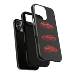 Red 370Z Sports Coupe Tough Phone Case for JDM Enthusiasts