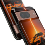 Z06 C8 Phone Case, Orange Racing Livery Studio Cover