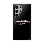1970 Camaro Z28 White Silhouette Tough Phone Case Cover Gift