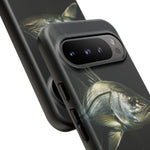 Snook Fishing Phone Case, Saltwater Portrait Black Cover, Gift