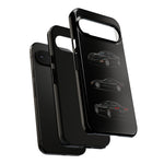 Black C5 Corvette Sports Car Phone Case Tough Multi View Print