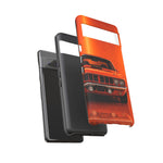 Orange Cuda Phone Case, 71 Classic Muscle Car Tough Cover