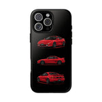 Red MR2 JDM Sports Car Phone Case Tough Multi View