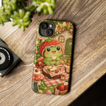 Cute Kawaii Frog Phone Case Strawberry Picnic Tough Cover Gift Art