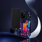 Neon Cocktail Phone Case | Retro 80s Tropical Drink Art