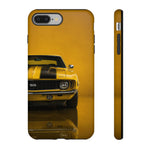 Classic Camaro SS Phone Case, Yellow 69 Muscle Car Cover, Gift for Guys