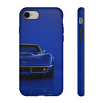 C3 Phone Case Blue, Stingray Classic Sports Car Tough Cover