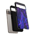 Neon Shrine Maiden phone case | Tough Case, anime vaporwave