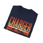 Charger Retro Sunset Car T-Shirt Vintage Muscle Car Graphic Tee