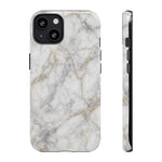 White Marble Pattern Phone Case | Tough Cover