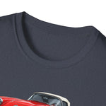 Red 1960 Corvette Convertible T-Shirt | Retro Classic Car Illustration