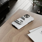 White MK4 Supra Phone Case, Retro 90s JDM Tough Cover for Car Enthusiasts