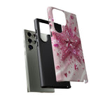 Pink Glitter Star Tough Case | Sparkle Phone Case
