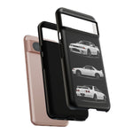 R32 Skyline Phone Case White, Three-View Vector Cover, Gift GTR Fans