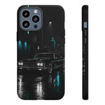 1965 Black Riviera car phone case | Retro Night Cityscape Tough Case