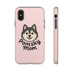 Pomsky Mom Phone Case | Cute Dog Illustration