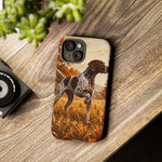 German Shorthaired Pointer Pointing Art Tough Phone Case