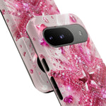 Pink Glitter Star Tough Case | Sparkle Phone Case