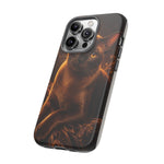Burmese Golden Sable Portrait Art Tough Phone Case