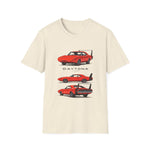 1969 Daytona Illustration T-Shirt | Vintage Muscle Car Trio Tee