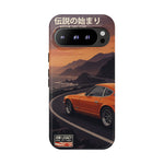 Datsun 240Z Classic JDM Sports Car Sunset Art Tough Phone Case