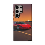 Red C4 ZR-1 King of the Hill Art Tough Phone Case