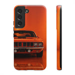 Orange Cuda Phone Case, 71 Classic Muscle Car Tough Cover