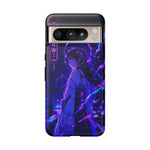 Neon Shrine Maiden phone case | Tough Case, anime vaporwave