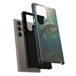 Largemouth Bass Phone Case, Sunlit Underwater Tough Cover, Gift