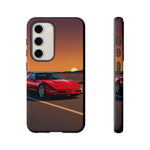 Red C4 ZR-1 King of the Hill Art Tough Phone Case