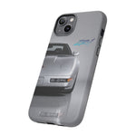 Silver C4 ZR1 Front View phone case | tough case for Vette Drivers
