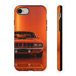 Orange Cuda Phone Case, 71 Classic Muscle Car Tough Cover