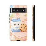 Milk Cookie Phone Case Cute Food Kawaii Tough Cover Gift Art