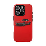 Red 1967 Corvette Art Phone Case, C2 Sting Ray Classic Sports Car Cover, Gift