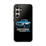 Chevy K10 Cheyenne Super Blue Classic Truck Tough Phone Case