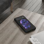 Holographic Skull Phone Case, Shattered Glass Iridescent Cover