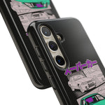 R32 Skyline GT-R Manga Style JDM Tough Phone Case Cover Gift