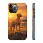 Rhodesian Ridgeback African Savanna Art Tough Phone Case