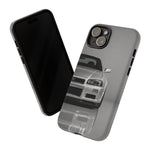 Silver Skyline Phone Case, R34 GTR 90s JDM Legend Tough Cover for Men Gift